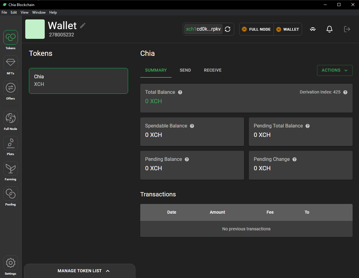 wallet syncing
